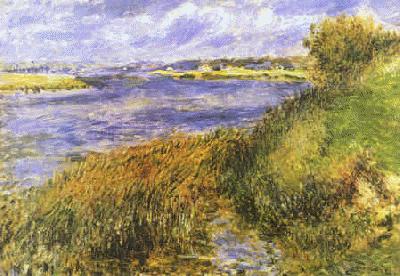 Pierre Renoir Banks of the Seine at Champrosay Germany oil painting art